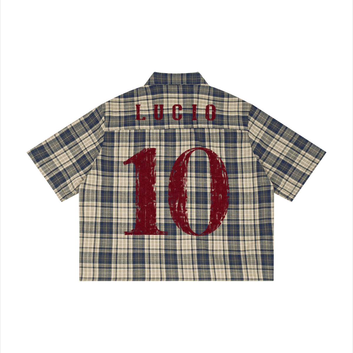 LUCIO 10 BOXY PLAID SHIRT