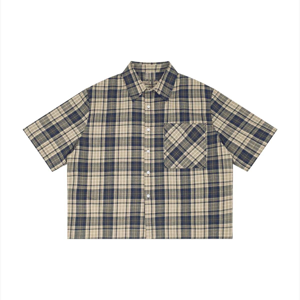 LUCIO 10 BOXY PLAID SHIRT